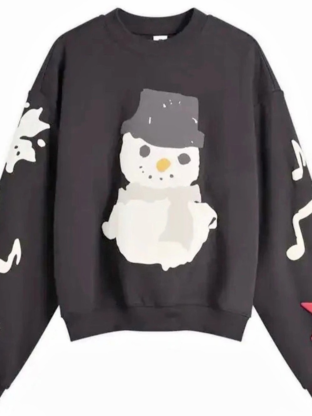 SKIMS x Cactus Plant Flea Market Snowman Cotton Fleece Crewneck XS NWOT